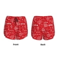 thumbnail image 3 of Rateoe Hohoho1 Printed 2 in 1 Women's Workout Shorts for Athletic Gym Running Shorts with Phone Pockets-, 3 of 7