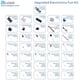 thumbnail image 2 of Kit de electrónica mejorado con módulo de fuente de alimentación, cable puente, potenciómetro de precisión y placa de pruebas de 830 puntos de conexión para Arduino UNO R, 2 of 5