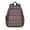 Geometric Triangle Purple, variant on Geometric Square Red Pattern Backpack for School, Cute School Bag with Adjustable Shoulder Straps and Padded Back, 15"x11.42"x5.5"