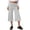 Light Gray, variant on KDFJPTH Fold Over Waist Yoga Capri Pants for Women High Waist Wide Leg Casual Cropped Trousers Light Gray S