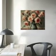 thumbnail image 4 of BCIIG Vintage Floral Wall Art, Retro Flower Botanical Painting, Farmhouse Wall Decor Rustic Still Life Roses Canvas Prints Vintage Painting Vintage Art Pictures for Bedroom Bathroom Decor 20x16in, 4 of 6