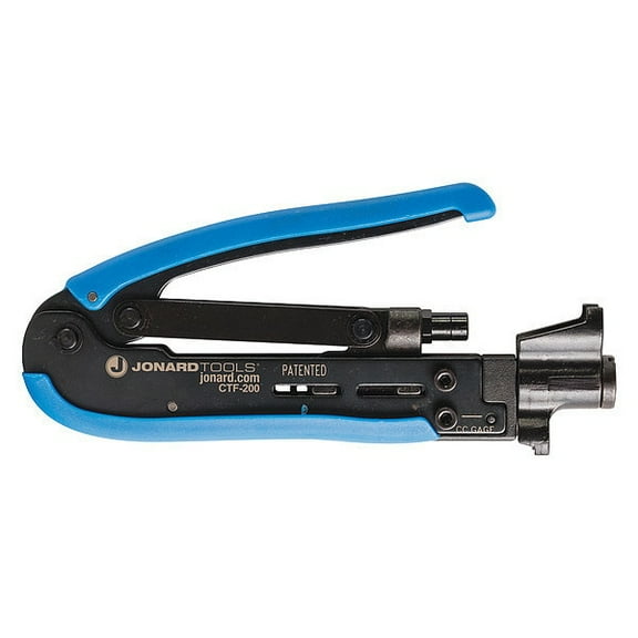 Jonard Tools 6 7/8 in Crimper Longer Style F-Connectors CTF-200
