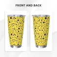 thumbnail image 3 of Goofa Blue Spots for 20 oz Skinny Tumbler Stainless Steel Coffee Mug Slim Vacuum Insulated Travel Cup Car Cup-Straw Three-piece Set, 3 of 8