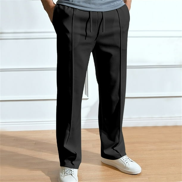 Pantalon De Survêtement Athlétique Respirant Homme - Pantalon Entraînement Sport Avec Poches Et Rayures Latérales