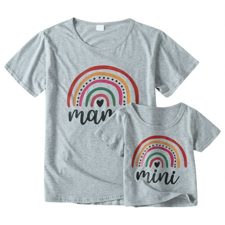 

Cathalem Valentine Matching Family Pajamas Matching T Rainbow Clothes Family Tops And Blouse Cotton Christmas Pajamas for Family Suit Grey XX-Large