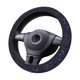 thumbnail image 2 of Balery Navy Dark Blue Fundas elásticas antideslizantes para volante, funda protectora universal para hombre y mujer, 15 pulgadas, accesorios para coche., 2 of 6