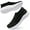 Black, variant on Ecetana Womens Walking Shoes Slip On Lightweight Sneakers for Tennis Gym Running Workout Yoga