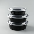 thumbnail image 3 of Transemion 30 Reusable Plastic Food Container Bowl with Lid Meal Prep Containers, 3 of 4