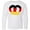 AA-White, variant on Inktastic German Flag in Pretzel Shape Long Sleeve Youth T-Shirt