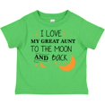 thumbnail image 3 of Inktastic I Love My Great Aunt To The Moon and Back Boys or Girls Toddler T-Shirt, 3 of 5