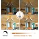 thumbnail image 5 of Bombillas LED para candelabro YIMILITE B11 E26 4,5 W (equivalente a 40 W) 2700 K, 5 of 7