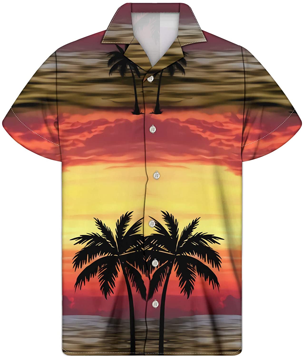 Men Funky Hawaii Shirt Tropical 