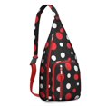 thumbnail image 1 of Dots Design Sling Backpack - Modern Colorful Polka Pattern Shoulder Bag, Durable Pack for Cycling & Shopping, 1 of 4