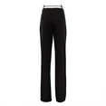 thumbnail image 5 of IDALL Lounge Pants Women Wide Leg Pants Woman Latested Solid Color Fashion Slimming Casual PantsNiche Design Mop Suit Pants Baggy Pants Women'S Pants Black L, 5 of 6