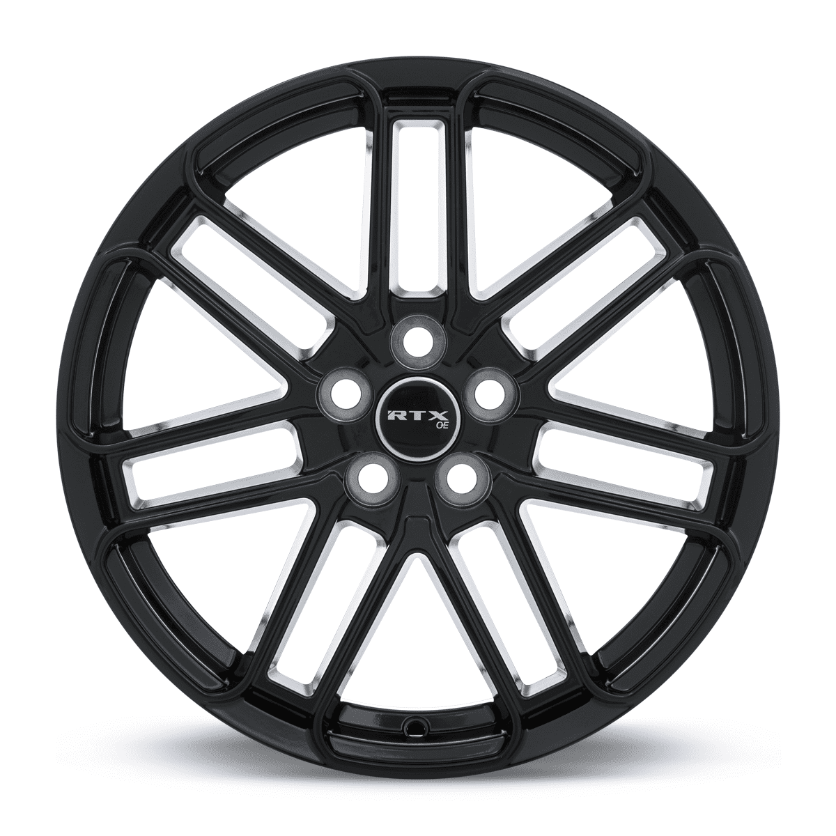 RTX Cambridge 17x7 5x100 ET40 CB54.1 Gloss Black Wheel