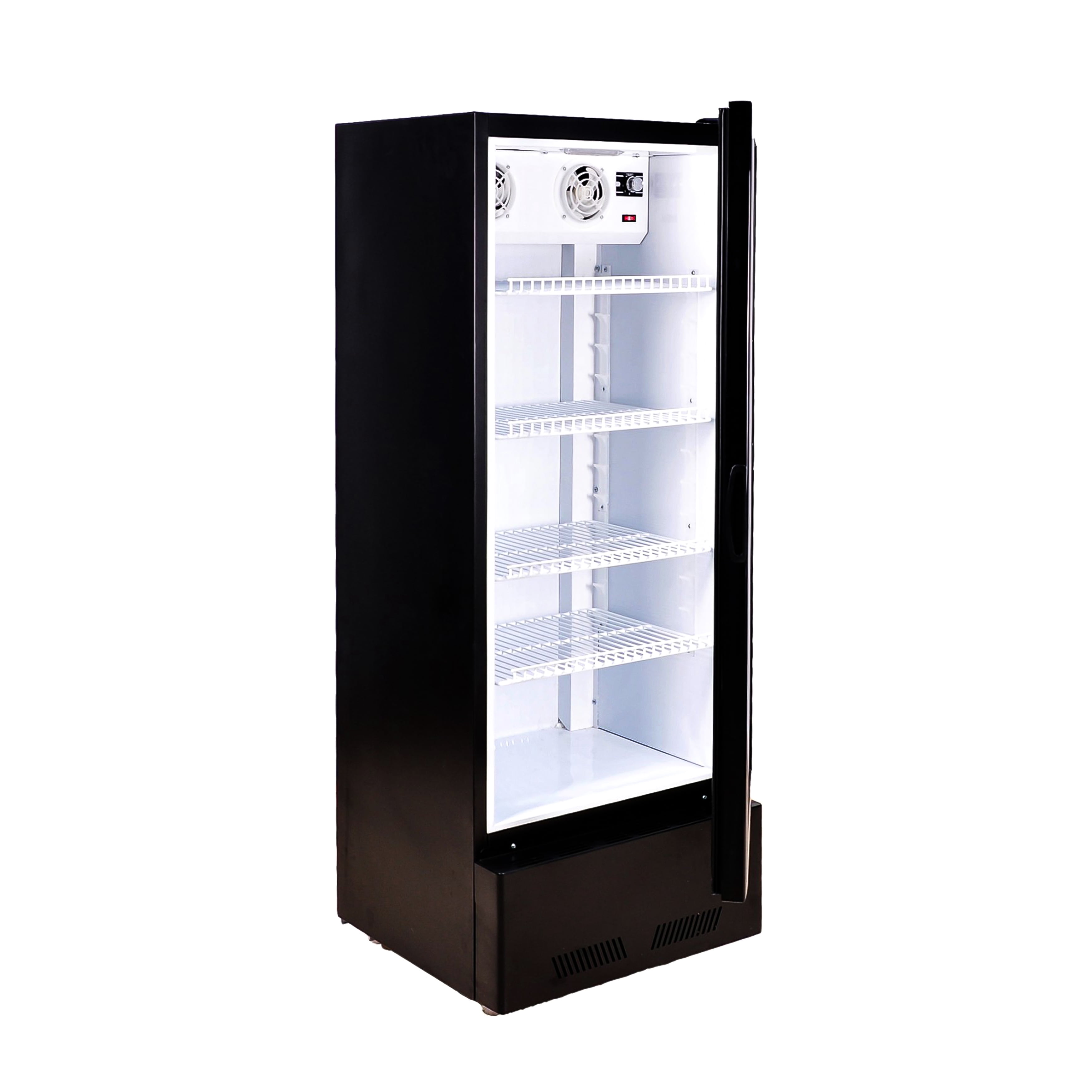 64 in. High Single Glass-Door Beverage Refrigerator, 11.3 Cu. Ft. Merchandiser Display