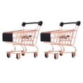 thumbnail image 3 of Shisuyan Mini Shopping Cart Toys Rose Gold 2Set 4.7x4.1in, 3 of 8