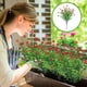 thumbnail image 1 of Ramo de eucalipto artificial - Pack de 2 flores de plástico para decoración del hogar, jardín exterior y arreglos navideños, 1 of 6