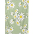 thumbnail image 2 of SKYSONIC Outdoor & Indoor Rectangle Tablecloth,Beautiful Little Daisies Dinner Table Cover for Patio, Picnic, Holiday Party 60x60In, 2 of 7