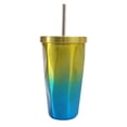 thumbnail image 2 of Joernso 500ml Practical Heat-resistant Water Cup Warm-keeping with Straw Stainless Steel Drinking Cup for Home, 2 of 8
