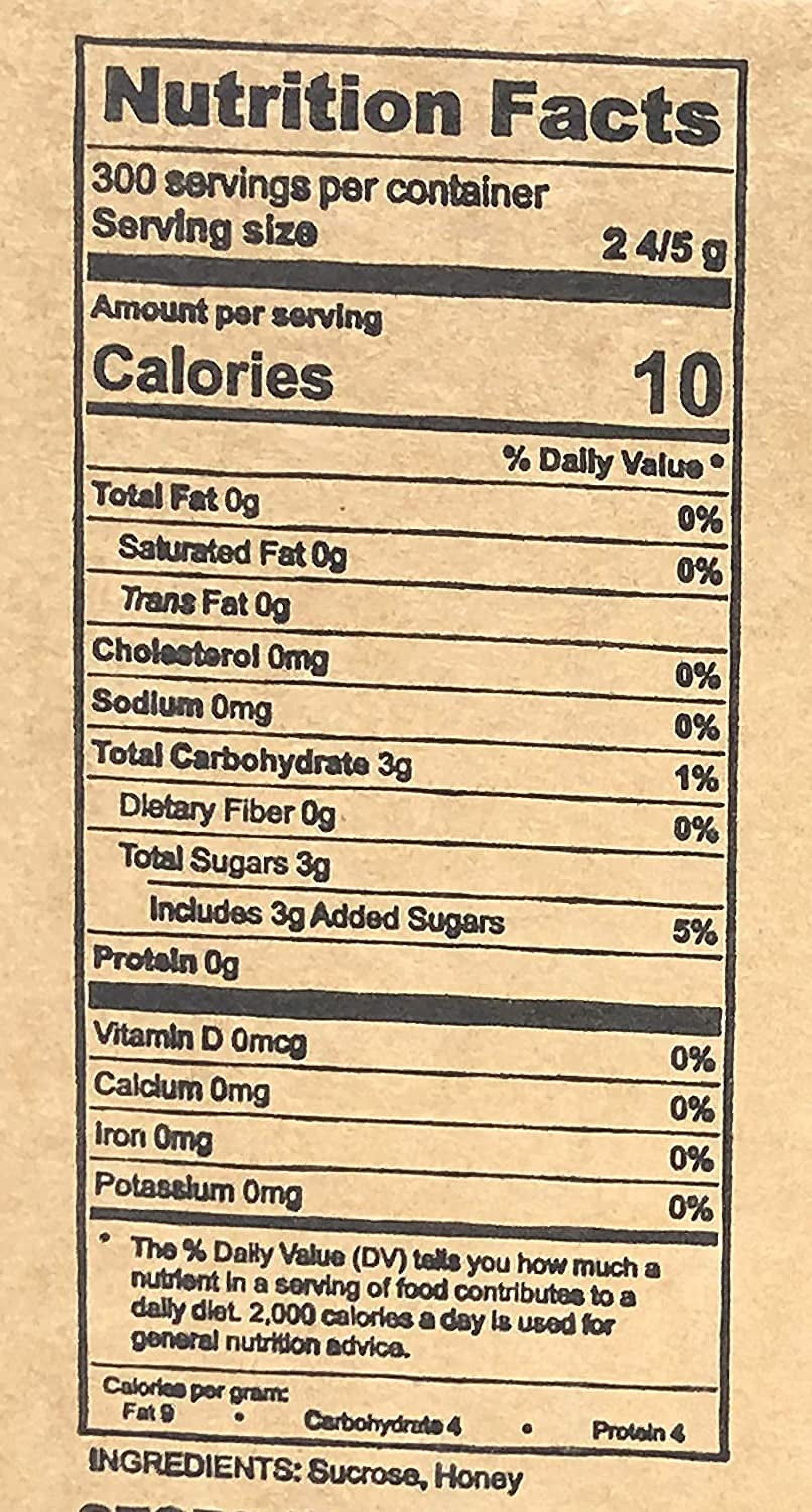 Bee My Honey Pure Granulated Honey, 1 Box (300 Packets)