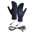 thumbnail image 2 of Heated Gloves Electric Rechargeable Battery Hand Warm Windproof Thermal Winter, 2 of 9