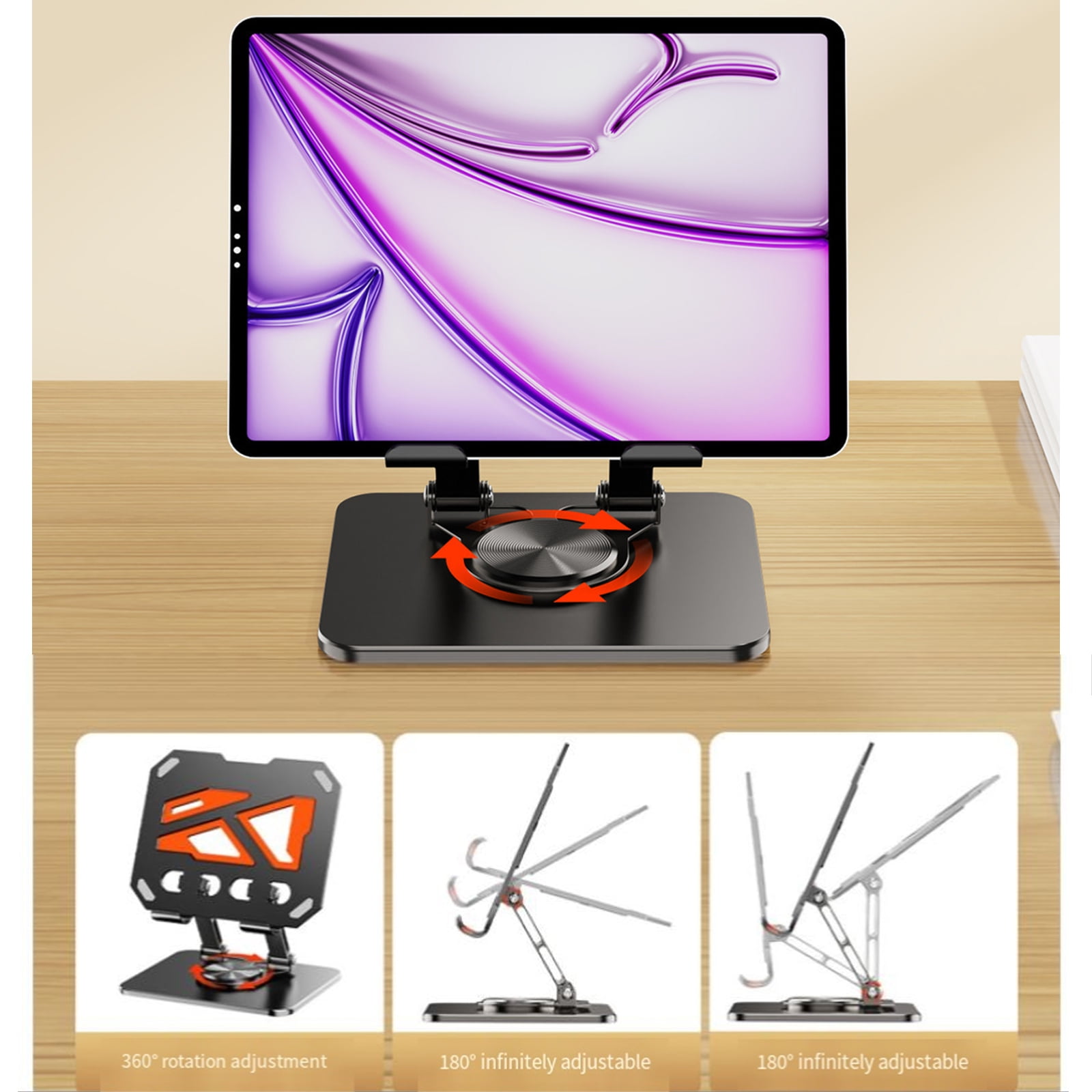 Home Small Desktop Stand Carbon Steel Portable Folding Heat Dissipation Foldable Laptop Stand Adjustable