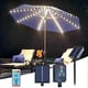 thumbnail image 1 of Luzes Solares Al Aire Libre Luz de la Carpa Al Aire Libre Playa Sombra Del Sol Clip Solar Luz Del Paraguas Clip de 8 Modos Y Enchufe de Tierra Usb Carga de Luces de Cuerda Solar Al Aire Libre, 1 of 9