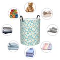 thumbnail image 3 of Lsque Daisy Floral A pattern Laundry Hamper Basket, Tall Woven Rope Hamper Basket for Clothes, Lightweight Storage Basket, Collapsible Waterproof-Medium, 3 of 8
