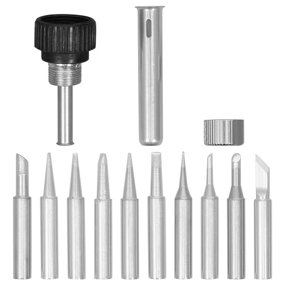 FONDOTIN Soldering Iron Tips Kit, Precision Stainless Steel Tips for Electronics Repair, Projects, 1 Set