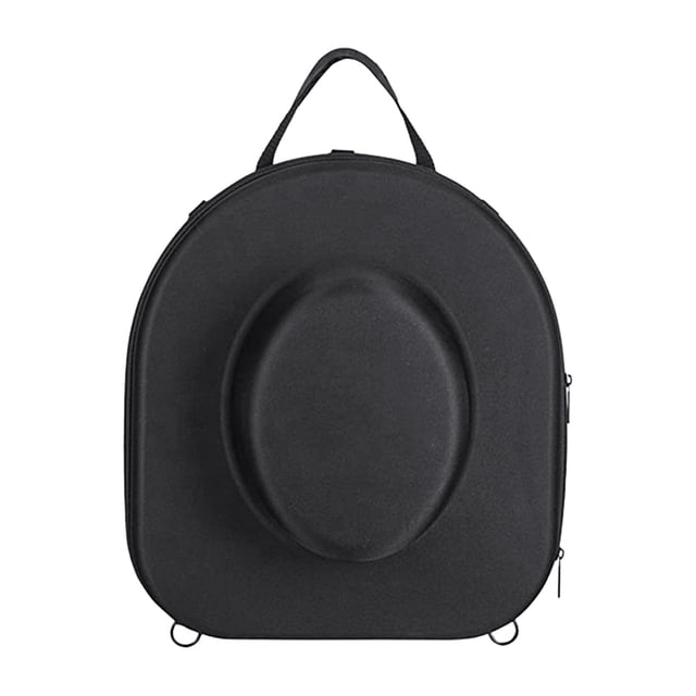 Sombrero de vaquero Caja de almacenamiento Caja de sombrero de fieltro Estuche rígido Bolso EVA Organizador Bolsa Asa de transporte Sombrero Titular