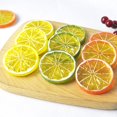 thumbnail image 3 of Citron Tranches Artificielles Mini 20PCS Simulation Décorative Fruits Faux Citron Décor, 3 of 9