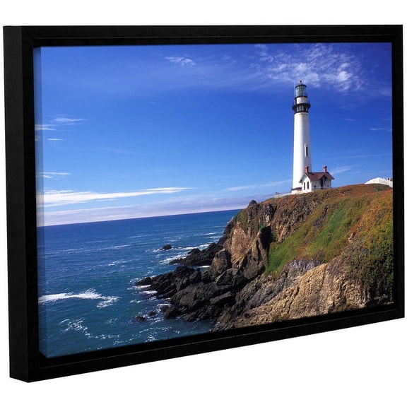 Kathy Yates "Pigeon Point Lighthouse" Floater-Framed Gallery-Wrapped Canvas