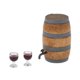 thumbnail image 1 of Paquete de 2-3 Mini barril de vino, , modelo de decoración de bodega 2 piezas, 1 of 8