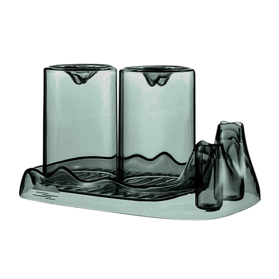 COFEST Clothing & Wardrobe Storage,Mouthwash Cup,Wash Cup Set,Toothbrush Holder,Toothbrush Holder,Toilet Wash Table,Brush Cup Storage Rack Green