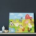 thumbnail image 3 of Naloa Farm Animals 3 Print Canvas Bathroom Wall Art,Bathroom Wall Art Decoration, Canvas Poster Prints,Decorative Paintings for Living Room, Bathroom, Kids Room, 3 of 6