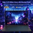 thumbnail image 3 of Auusda 16" Business Laptop, Win11 Pro Computer, Ryzen 5 3500U up to 3.7GHz, 16GB RAM 512GB SSD, Backlit Keyboard, Fingerprint Unlock, 3 of 10