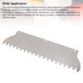 thumbnail image 3 of Square Notched Tile Trowel Stainless Steel Square Notch Trowel 2/5 X 2/5 Inch for Large Format Tiles and Flooring Installation, 3 of 7