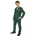 thumbnail image 3 of Ashbury CoCo Boy's Slim Fit 7-pieces Suit, Jacket Vest Pants Shirt Tie Bowtie Hanky, Hunter Green, Size 2, 3 of 5
