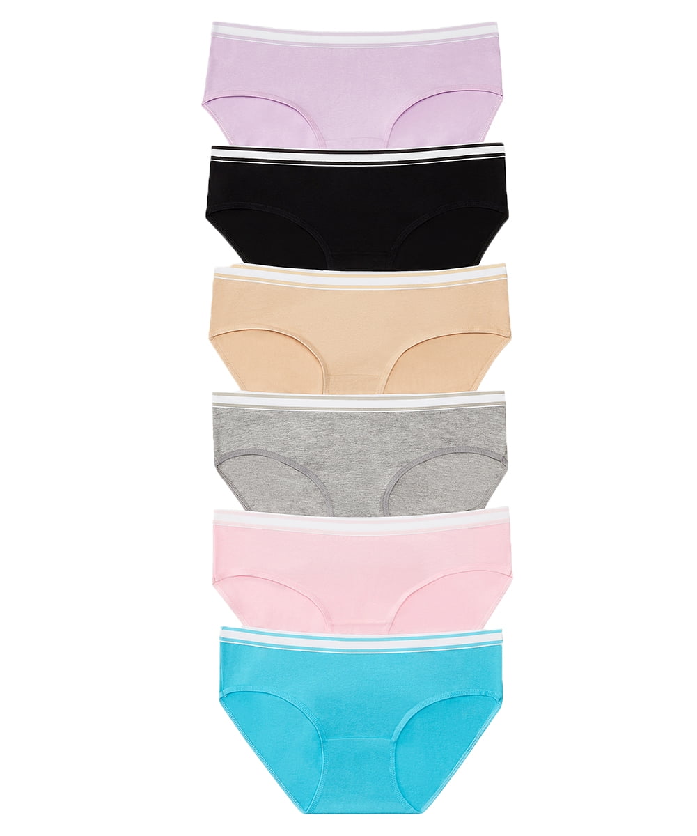 Nabtos Cotton Underwear Hipsters Sporty Panties for Women Breathable