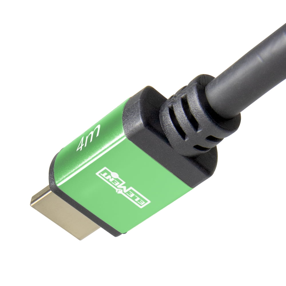 Element-Hz™ 4K HDMI Cable High Speed w/ Ethernet (Green Ends = 4 Meters / 13.12ft)