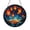 Acrylic 3.5 Inch, variant on Fantasy Night Lantern Sky Stained Glass Style Suncatcher Window Hanging, Colorful Floating Lantern Decorative Glass Art Panel Ornament, Round Sun Catcher Window Decor for Living Room Home Gift