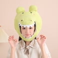 thumbnail image 4 of Sombrero de cocodrilo de peluche para niños, gorro con cabeza de cocodrilo, disfraz de animal, accesorio para fotos de Halloween, para Navidad, carnaval, fiesta, recuerdo, 4 of 8