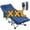 XXL Blue with 2 Sided mattress, variant on Slsy XXL Folding Camping Cot with Cushion Pad, Portable Outdoor Cot for Adults, 32'' Wide Sleeping Cot, Supports 900 lbs