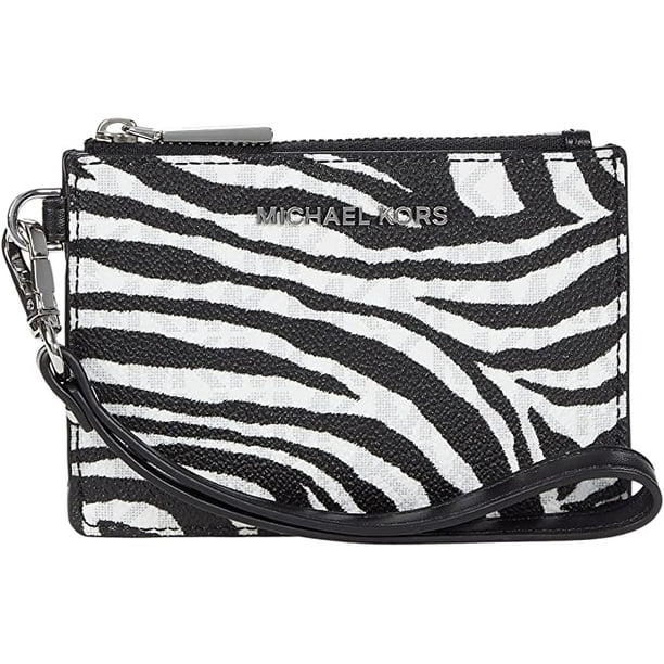 Michael Kors Jet Set Small Coin Purse Bright White Multi