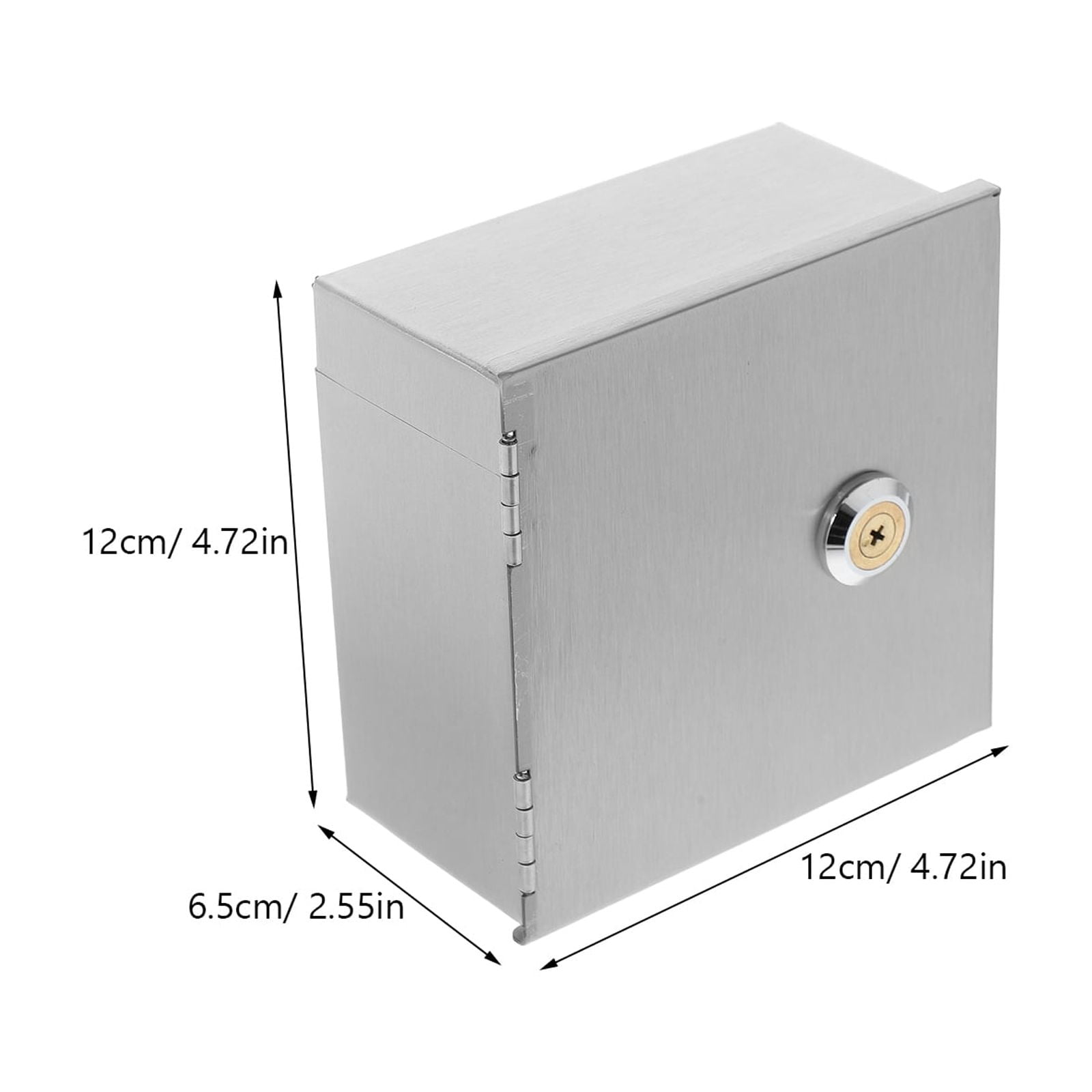 FRCOLOR Metal Project Box Lockable Socket Protector Waterproof Electrical Enclosure For Outdoor Child Proof Outlet Covers