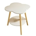 thumbnail image 2 of Multifunctional Flower Shaped Side Table With Storage Coffee Table Bedside Table Compact For Bedroom Living Room Study Desk Assembly Required, 2 of 6