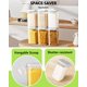 thumbnail image 4 of Contenedor Almacenamiento Alimentos 4 L Tapa Pop Aire Hermético Contenedor Alimentos Cereal Arroz Harina Pasta Biscocho Cocina, 4 of 6