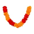 thumbnail image 2 of AMLESO Guirlande de Souci Fleurs de Souci Artificielles Décoration d'Halloween Réutilisable Fête Rouge Orange, 2 of 8