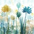 thumbnail image 2 of Kouta, Flora 12x12 White Modern Wood Framed Museum Art Print Titled - Blue Flowers II, 2 of 4